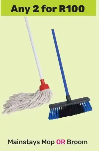 Game Mainstays Mop OR Broom offer
