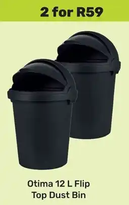 Game Otima Flip Top Dust Bin offer