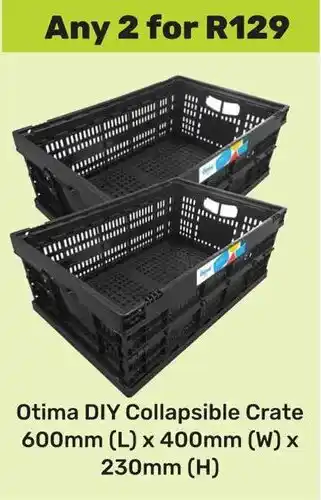 Game Otima DIY Collapsible Crate offer