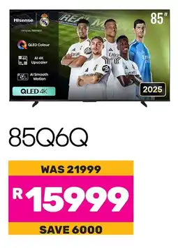 Game Hisense 85" Smart QLED 4K TV offer