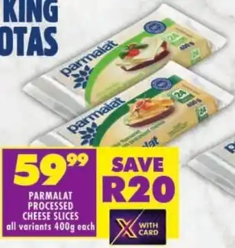 Shoprite Parmalat processed cheese slices offer