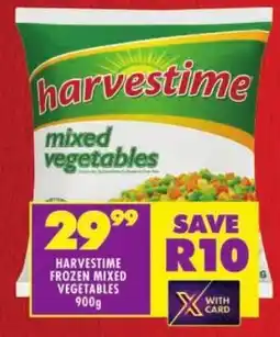 Shoprite Harvestime frozen mixed vegetables offer