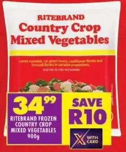 Shoprite Ritebrand frozen country crop mixed vegetables offer