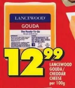 Shoprite Lancewood gouda/ cheddar cheese offer