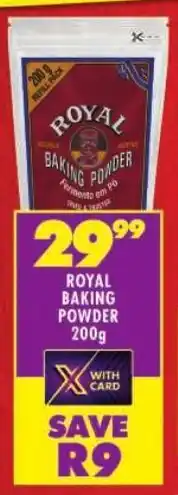 Shoprite Royal baking powder offer
