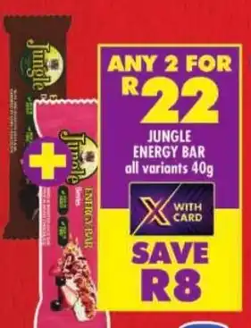 Shoprite Jungle energy bar offer