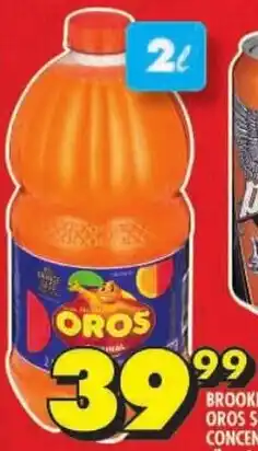 Shoprite Brookes oros squash concentrate offer