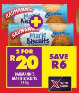 Shoprite Baumann's marie biscuits offer