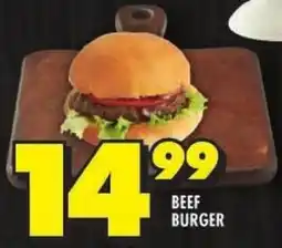 Shoprite Beef burger offer