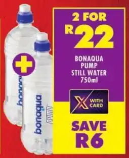 Shoprite Bonaqua pump still water offer