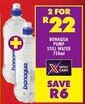 Shoprite Bonaqua pump still water offer