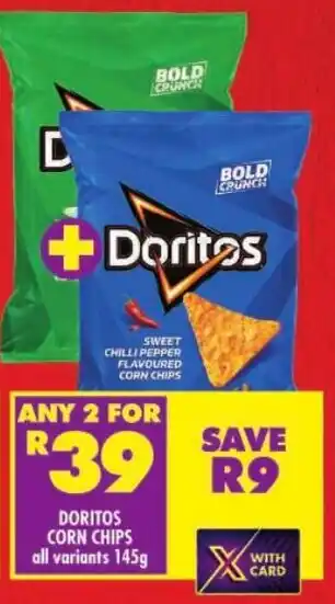 Shoprite Doritos corn chips offer