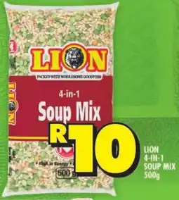Shoprite Lion 4-in-1 soup mix offer