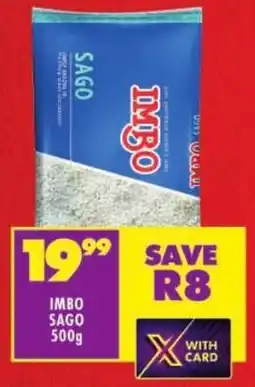 Shoprite Imbo sago offer