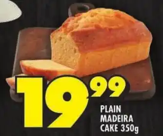 Shoprite Plain madeira cake offer