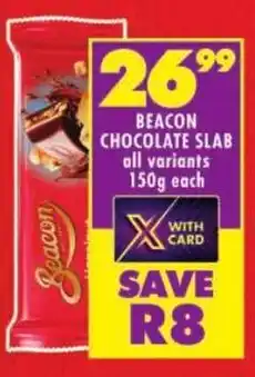 Shoprite Beacon chocolate slab offer
