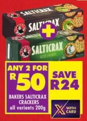 Shoprite Bakers salticrax crackers offer