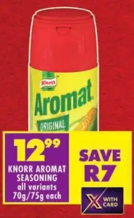 Shoprite Knorr aromat seasoning offer