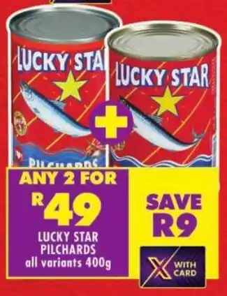 Shoprite Lucky star pilchards offer