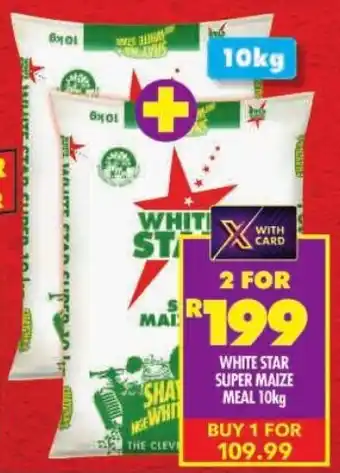 Shoprite White star super maize meal offer