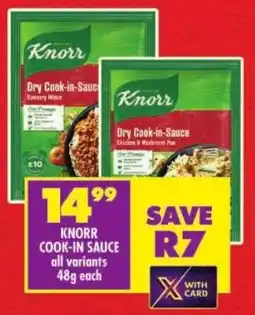 Shoprite Knorr cook-in sauce offer