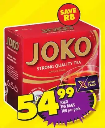 Shoprite Joko tea bags offer