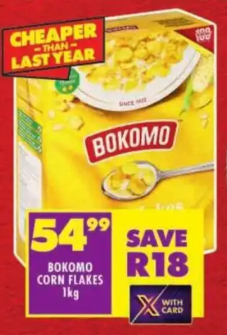 Shoprite Bokomo corn flakes offer