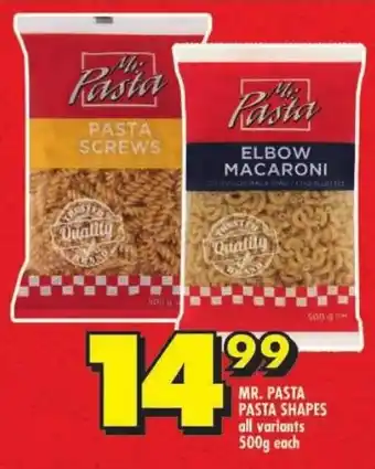 Shoprite Mr. pasta pasta shapes offer