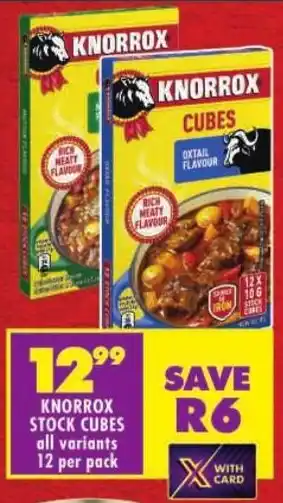 Shoprite Knorrox stock cubes offer