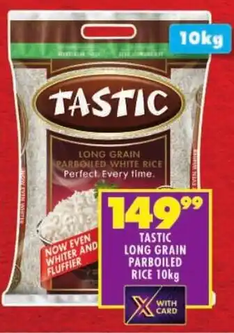 Shoprite Tastic long grain parboiled rice offer