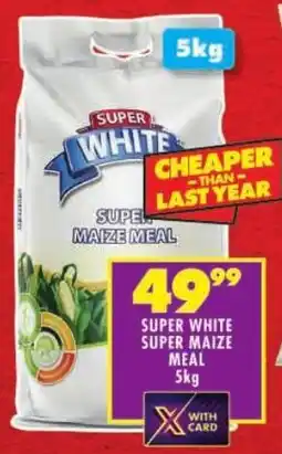 Shoprite Super white super maize meal offer
