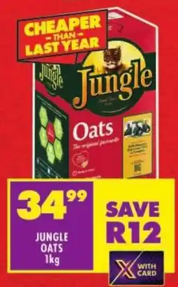 Shoprite Jungle oats offer