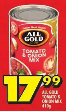 Shoprite All gold tomato & onion mix offer