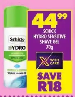 Shoprite Schick hydro sensitive shave gel offer