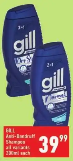 Shoprite GILL Anti-Dandruff Shampoo offer
