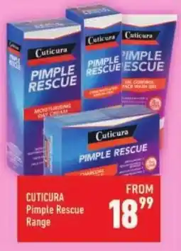Shoprite CUTICURA Pimple Rescue Range offer
