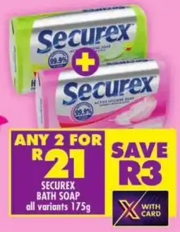 Shoprite Securex bath soap offer