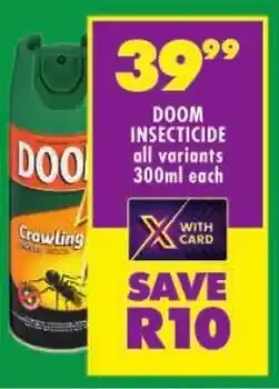 Shoprite Doom insecticide offer