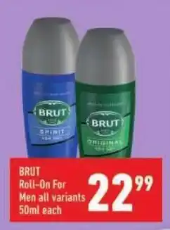 Shoprite BRUT Roll-On For Men offer