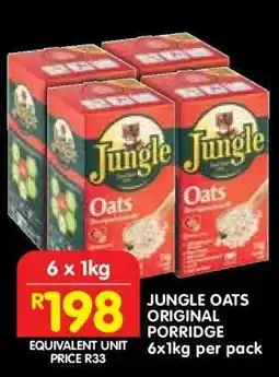 Shoprite JUNGLE OATS ORIGINAL PORRIDGE offer