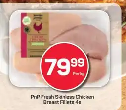 Pick n Pay PnP Fresh Skinless Chicken Breast Fillets 4s offer