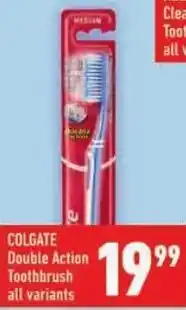 Shoprite COLGATE Double Action Toothbrush offer