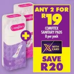 Shoprite Comfitex sanitary pads offer