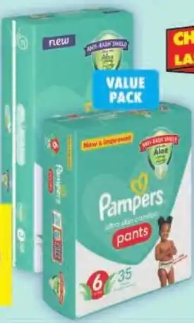 Shoprite Pampers value pack disposable nappies/pants offer