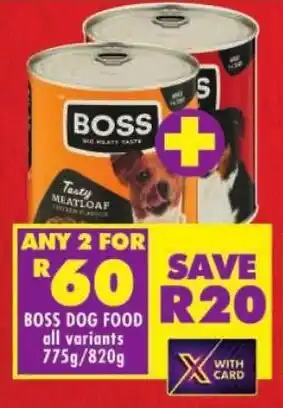 Shoprite Boss dog food offer
