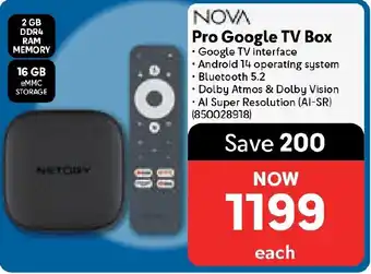 Makro NOVA Pro Google TV Box offer