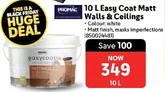 Makro PROMAC Easy Coat Matt Walls & Ceilings offer