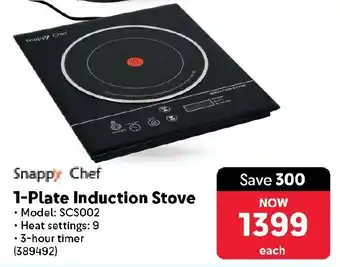 Makro Snappy Chef 1-Plate Induction Stove offer