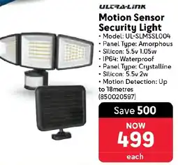 Makro ULTRA-LINK Motion Sensor Security Light offer