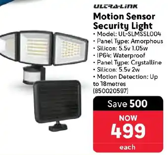 Makro ULTRA-LINK Motion Sensor Security Light offer